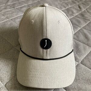 The Golf Journal Broken Tee Society SnapBack Rope Hat Gray Black Adjustable